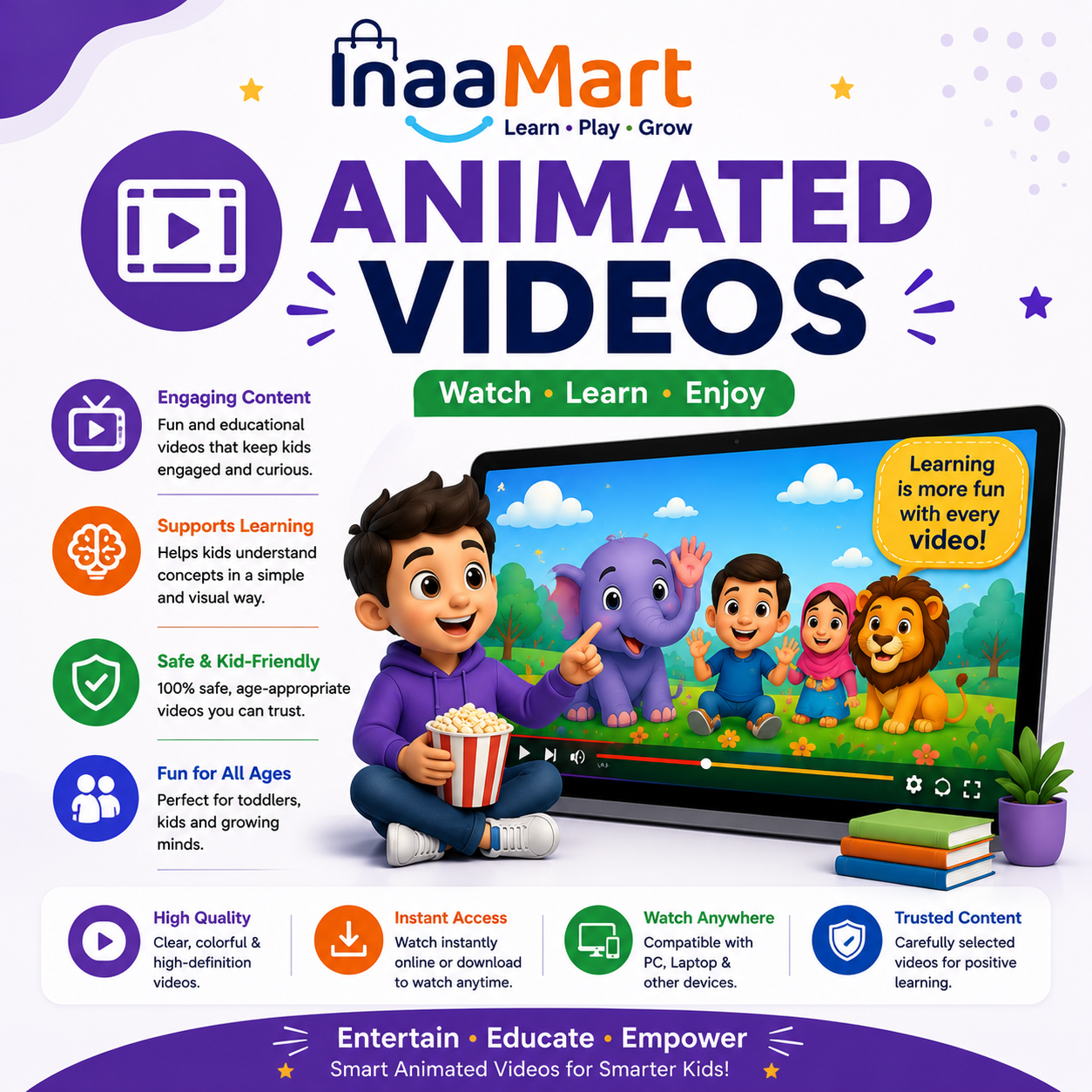 Animated Videos (For Kids)